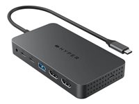 HYPER HD7002GL hub & concentrateur USB 3.2 Gen 1 (3.1 Gen 1) Type-C 10000 Mbit/s Noir HYPER HD7002GL hub & concentrateur USB 3.2 Gen 1 (3.1 Gen 1) Type-C 10000 Mbit/s Noir