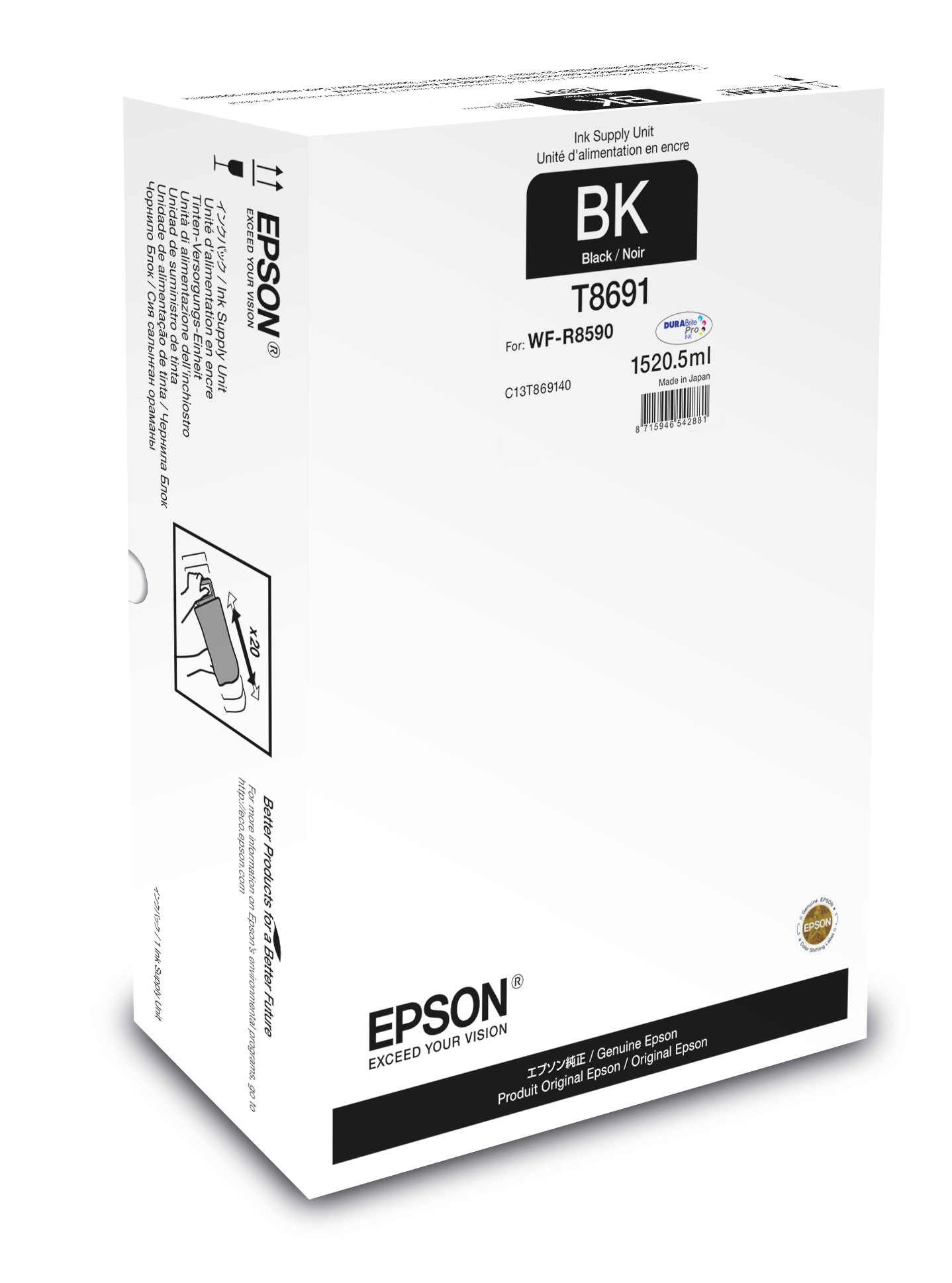 Epson Unité d'alimentation en encre Noire XXL Epson Unité d'alimentation en encre Noire XXL