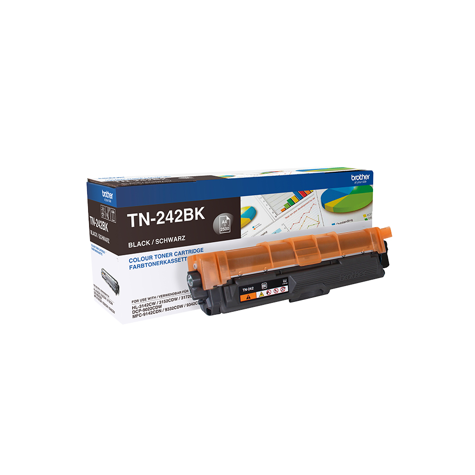TN-242BK Black Toner Cartridge ISO Yield