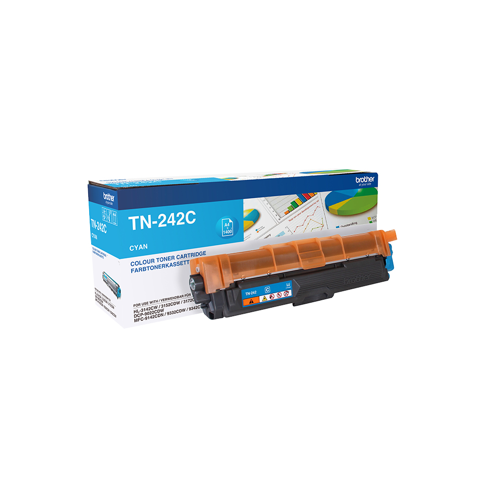 TN-242C Cyan Toner Cartridge. ISO Yield
