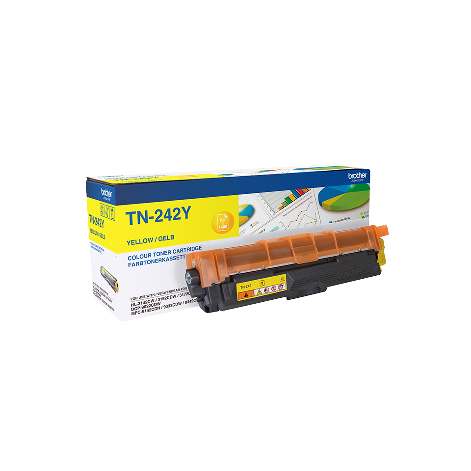 TN-242Y Yellow Toner Cartridge TN-242Y Yellow Toner Cartridge