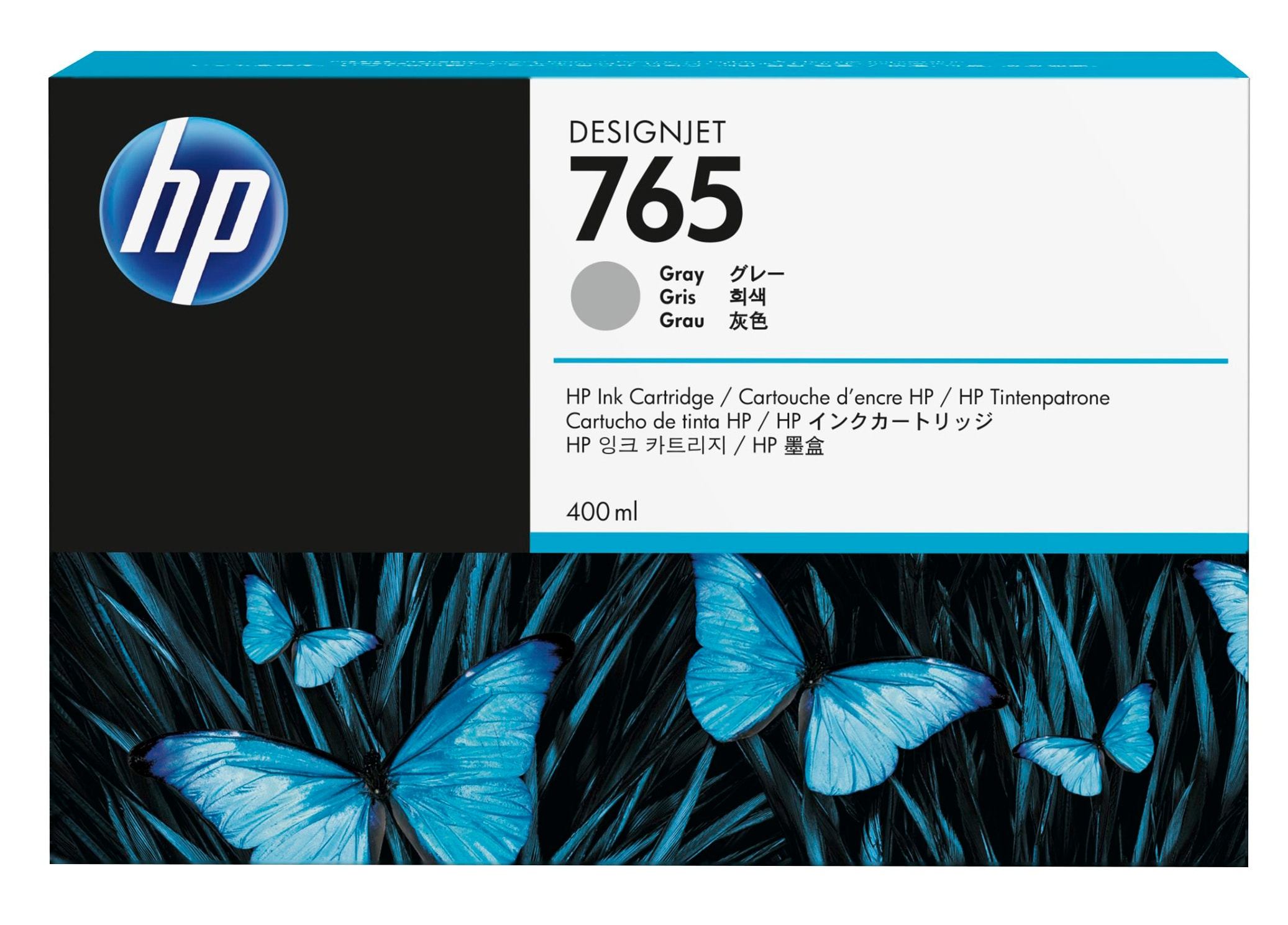 HP 765 400-ml Gray DesignJet Ink Cartridge cartouche d'encre 1 pièce(s) Original Gris HP 765 400-ml Gray DesignJet Ink Cartridge cartouche d'encre 1 pièce(s) Original Gris