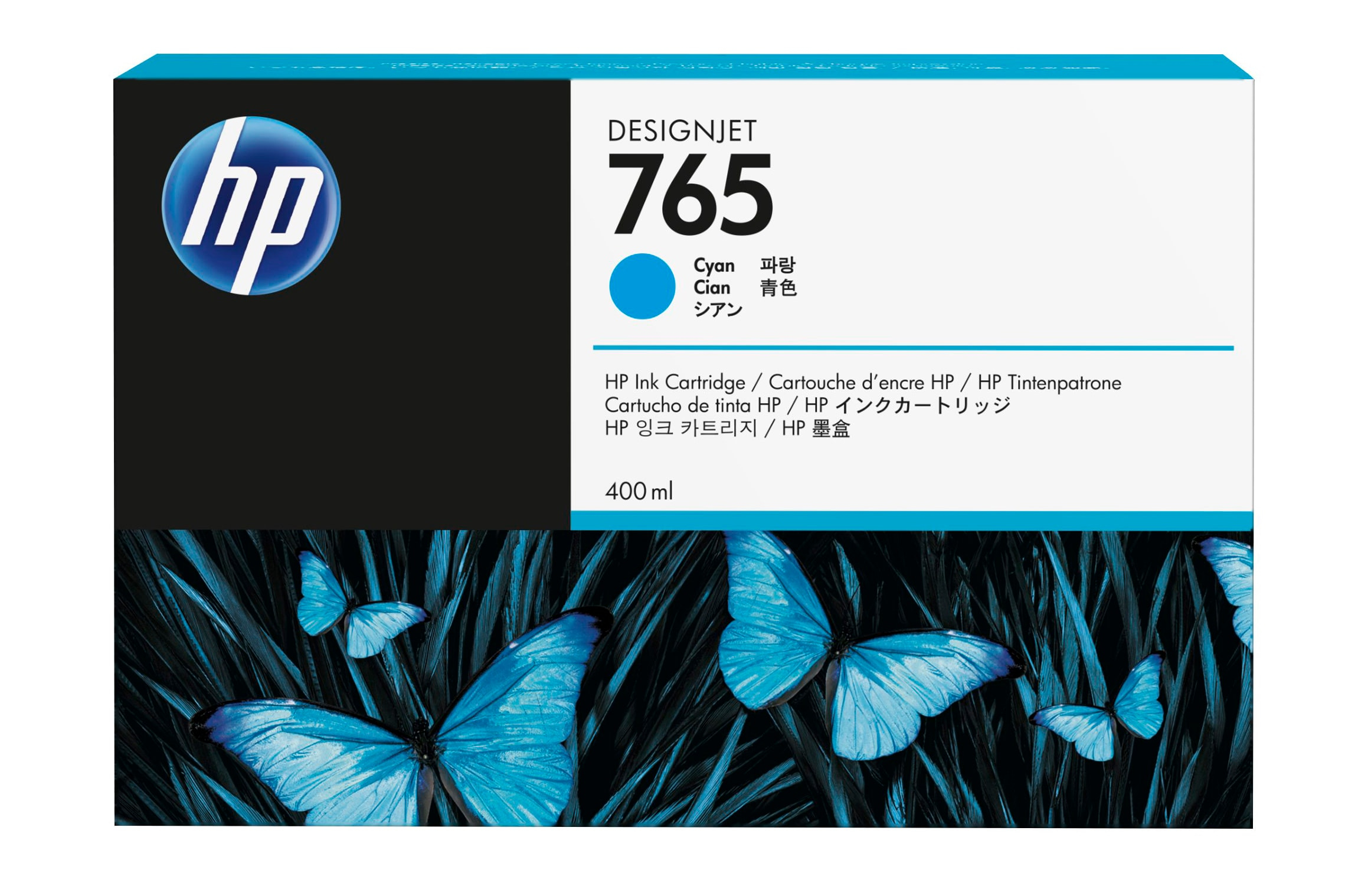 765 400-ml Cyan DesignJet Ink Cartridge cartouche d'encre 1 pièce(s) Original 765 400-ml Cyan DesignJet Ink Cartridge cartouche d'encre 1 pièce(s) Original