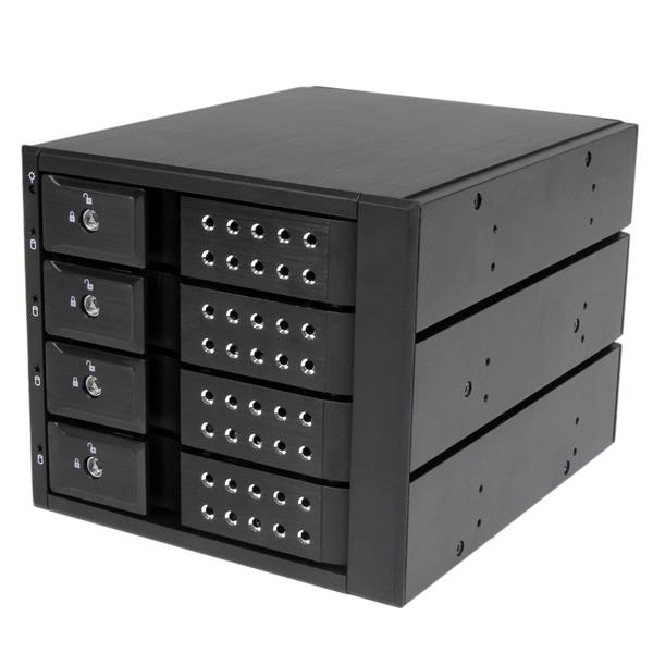 StarTech.com Rack amovible / Backplane sans tiroir pour 4x HDD SAS II / SATA III 6Gb/s de 3,5" avec échange à chaud StarTech.com Rack amovible / Backplane sans tiroir pour 4x HDD SAS II / SATA III 6Gb/s de 3,5" avec échange à chaud