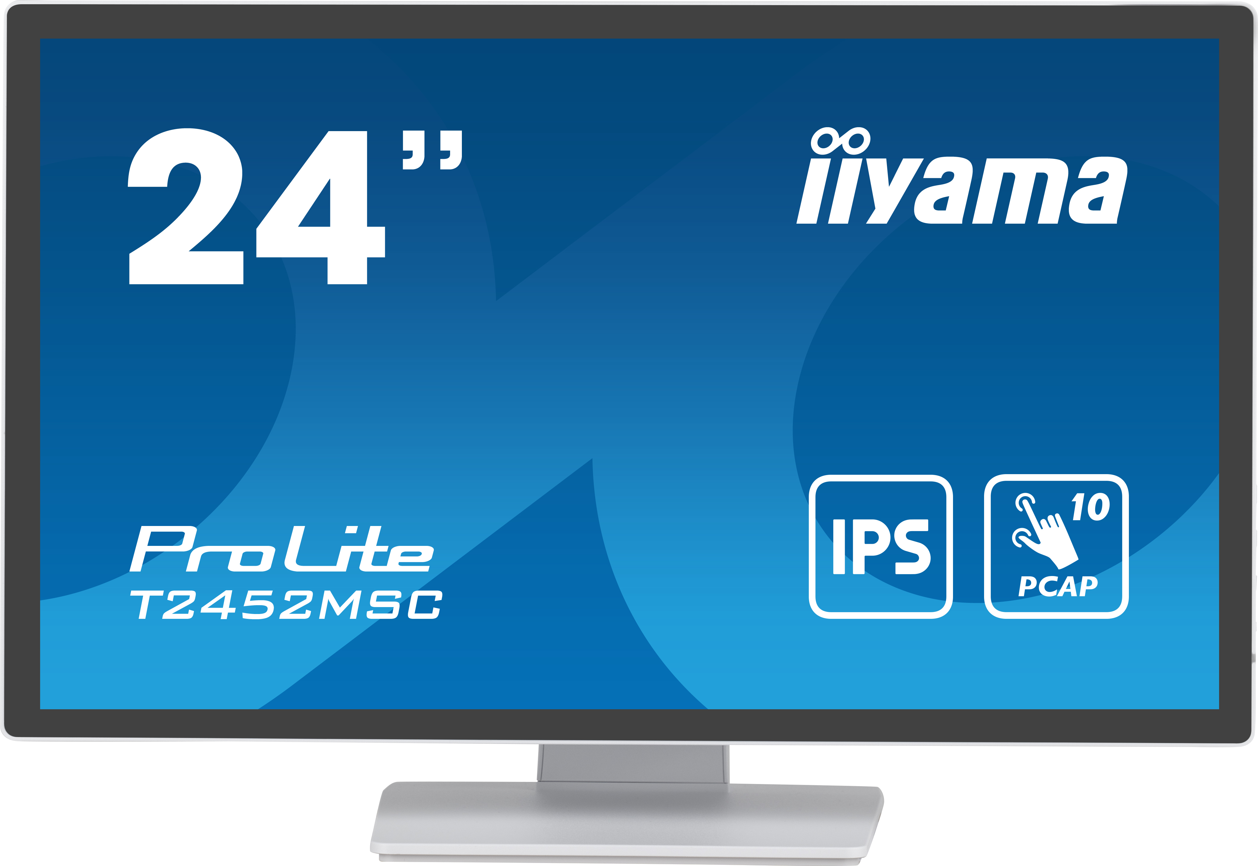iiyama ProLite écran plat de PC 60,5 cm (23.8") 1920 x 1080 pixels Full HD LCD Écran tactile Multi-utilisateur Blanc iiyama ProLite écran plat de PC 60,5 cm (23.8") 1920 x 1080 pixels Full HD LCD Écran tactile Multi-utilisateur Blanc