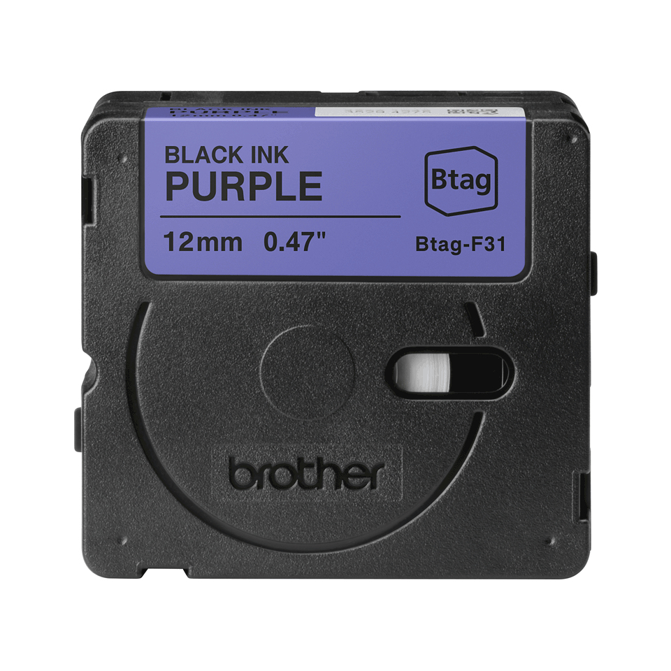 Brother BTAG-F31 ruban d'étiquette Noir sur violet Brother BTAG-F31 ruban d'étiquette Noir sur violet