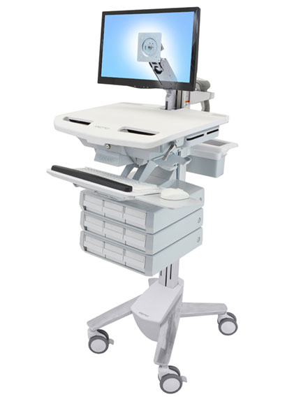 STYLEVIEW CART WITH LCD ARM 9 DRAWERS STYLEVIEW CART WITH LCD ARM 9 DRAWERS