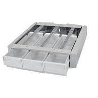 Ergotron Supplemental Storage Drawer, Triple Ergotron Supplemental Storage Drawer, Triple