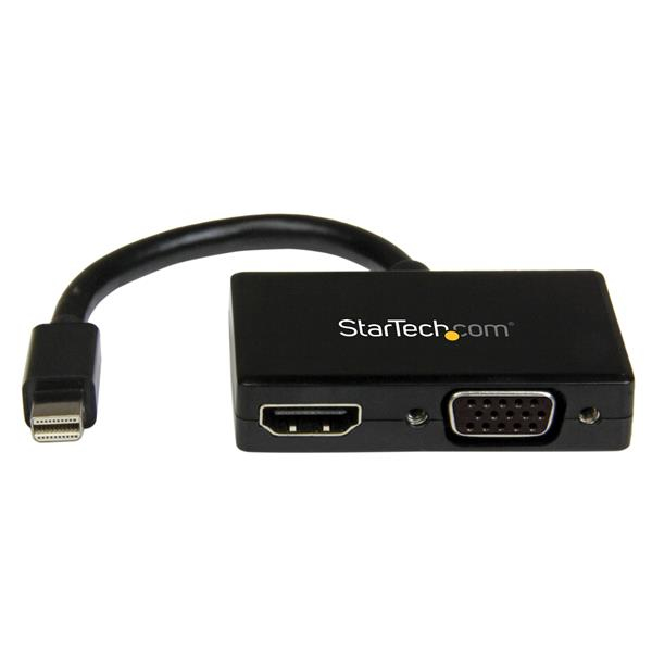 StarTech.com Adaptateur audio / vidéo de voyage - Convertisseur 2-en-1 Mini DisplayPort vers HDMI ou VGA StarTech.com Adaptateur audio / vidéo de voyage - Convertisseur 2-en-1 Mini DisplayPort vers HDMI ou VGA