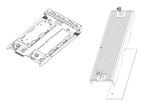 DELL 490-BLDD carte et adaptateur d'interfaces Interne M.2