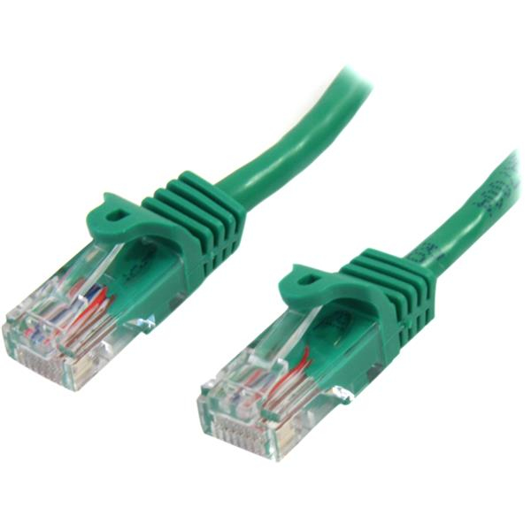 StarTech.com Câble réseau Cat5e UTP sans crochet de 2m - Cordon Ethernet RJ45 anti-accroc - M/M - Vert StarTech.com Câble réseau Cat5e UTP sans crochet de 2m - Cordon Ethernet RJ45 anti-accroc - M/M - Vert