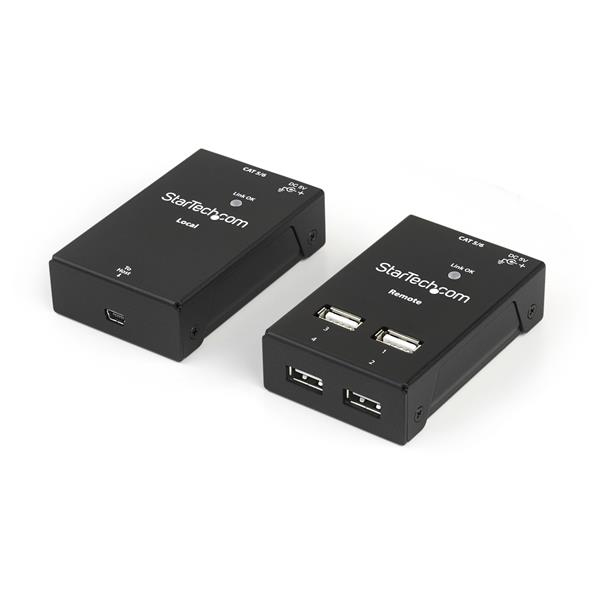 4 Port USB 2.0-Over-Cat5-or-6 Extender 4 Port USB 2.0-Over-Cat5-or-6 Extender