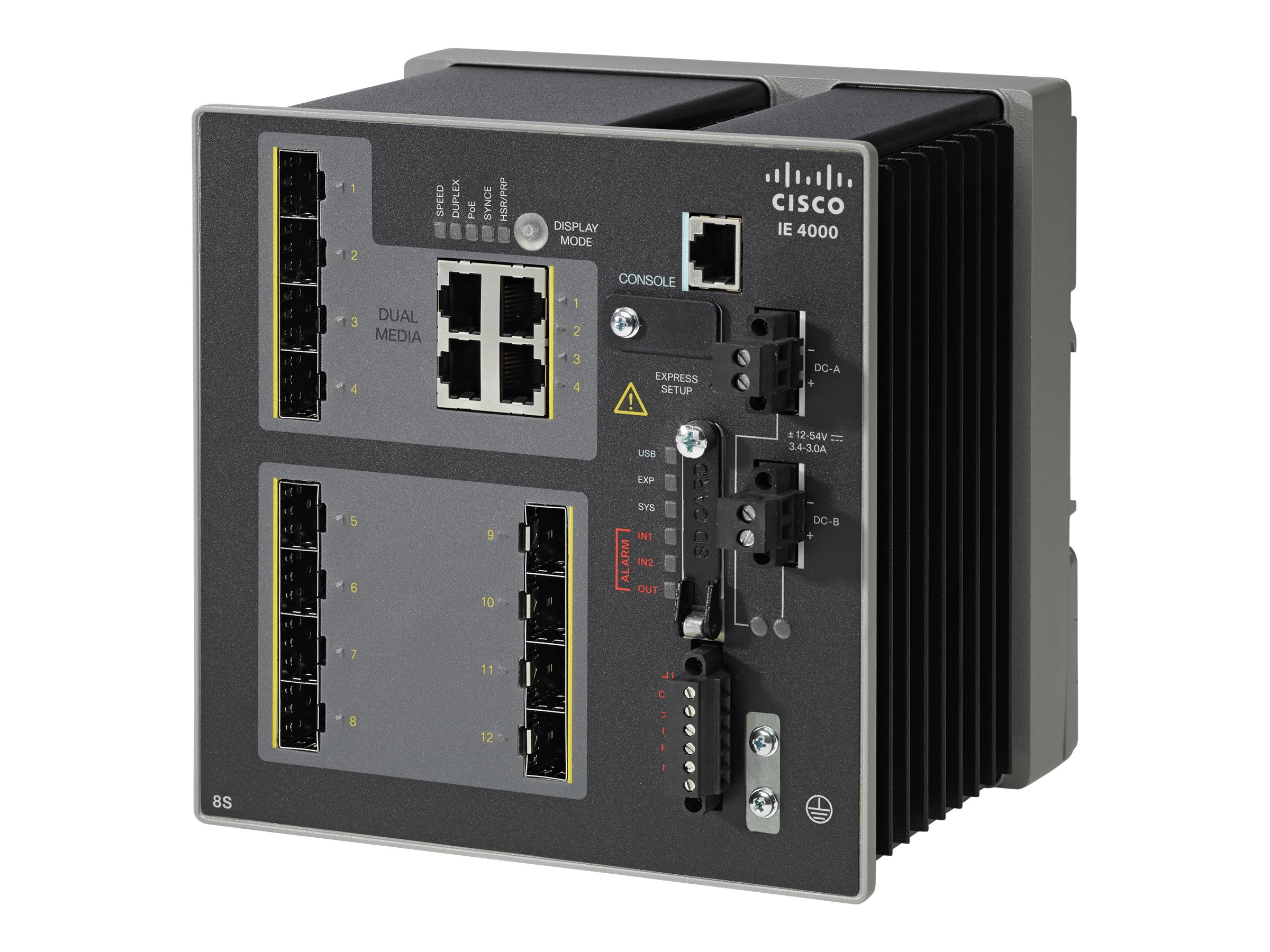 IE 4000 8 x SFP 1G 4 x 1G Cmb LAN Base IE 4000 8 x SFP 1G 4 x 1G Cmb LAN Base