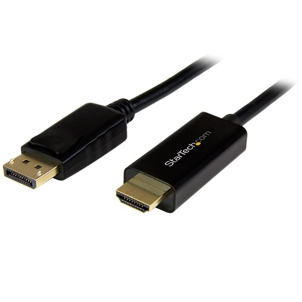 StarTech.com Câble adaptateur DisplayPort vers HDMI de 1 m - M/M - 4K - Noir