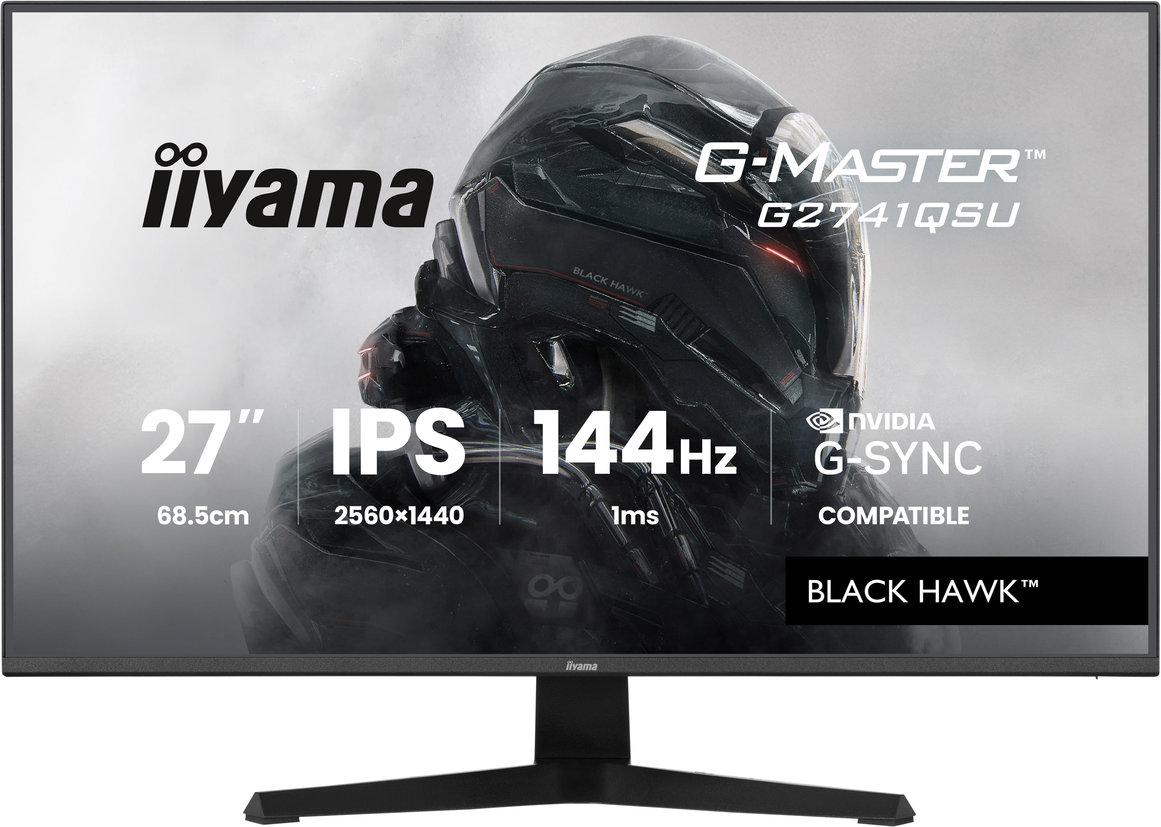 iiyama G-MASTER G2741QSU-B1 écran plat de PC 68,6 cm (27")
