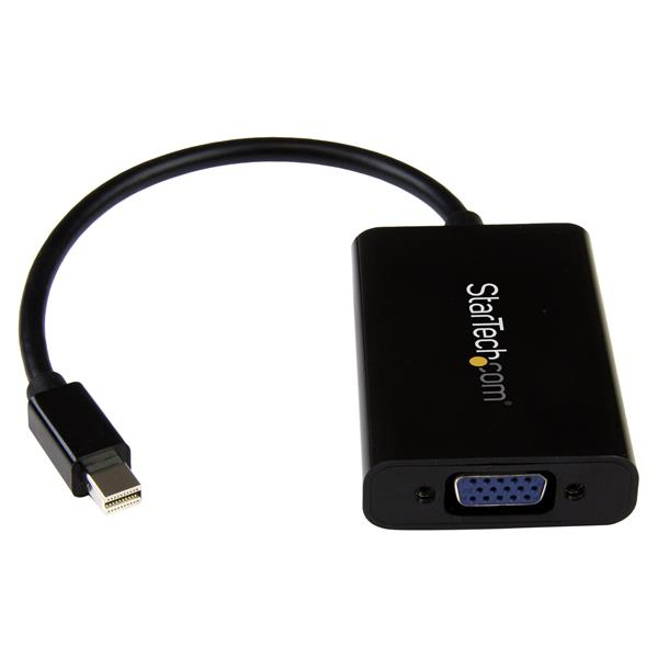 StarTech.com Adaptateur vidéo Mini DisplayPort vers VGA avec audio - M/F - 1920x1200 / 1080p - Noir StarTech.com Adaptateur vidéo Mini DisplayPort vers VGA avec audio - M/F - 1920x1200 / 1080p - Noir