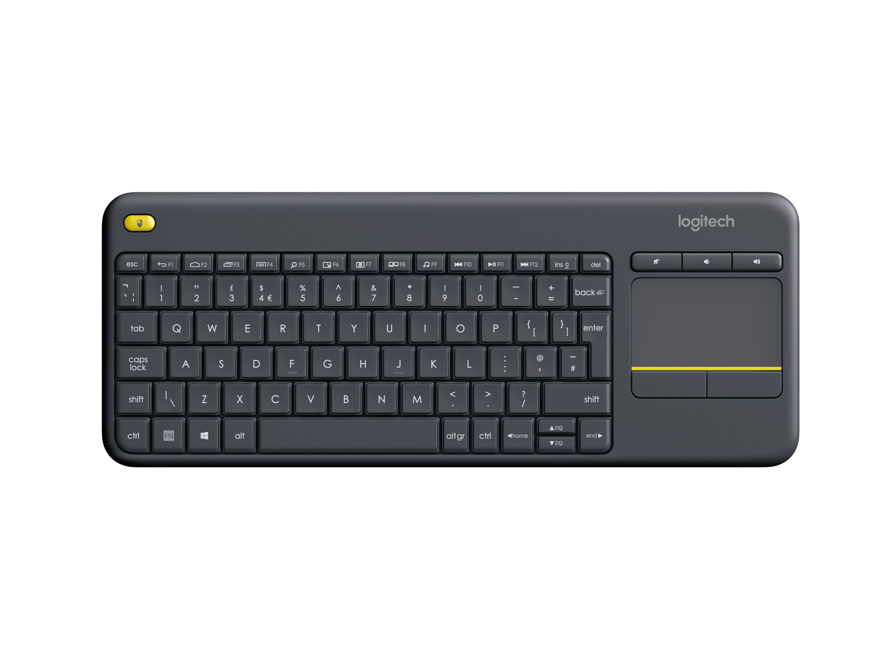 K400 Plus Wless Keyb - DARK - UK