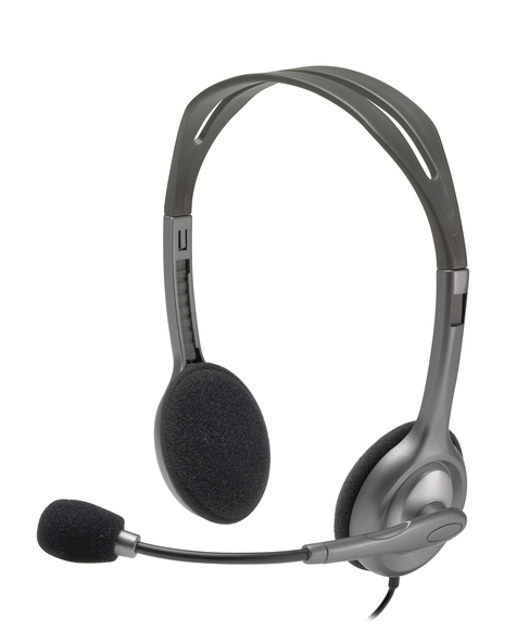 Logitech H111 Casque Arceau Connecteur de 3,5 mm Gris Logitech H111 Casque Arceau Connecteur de 3,5 mm Gris