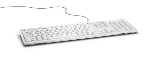 DELL Clavier filaire - KB216 - Royaume-Uni (QWERTY) - blanc