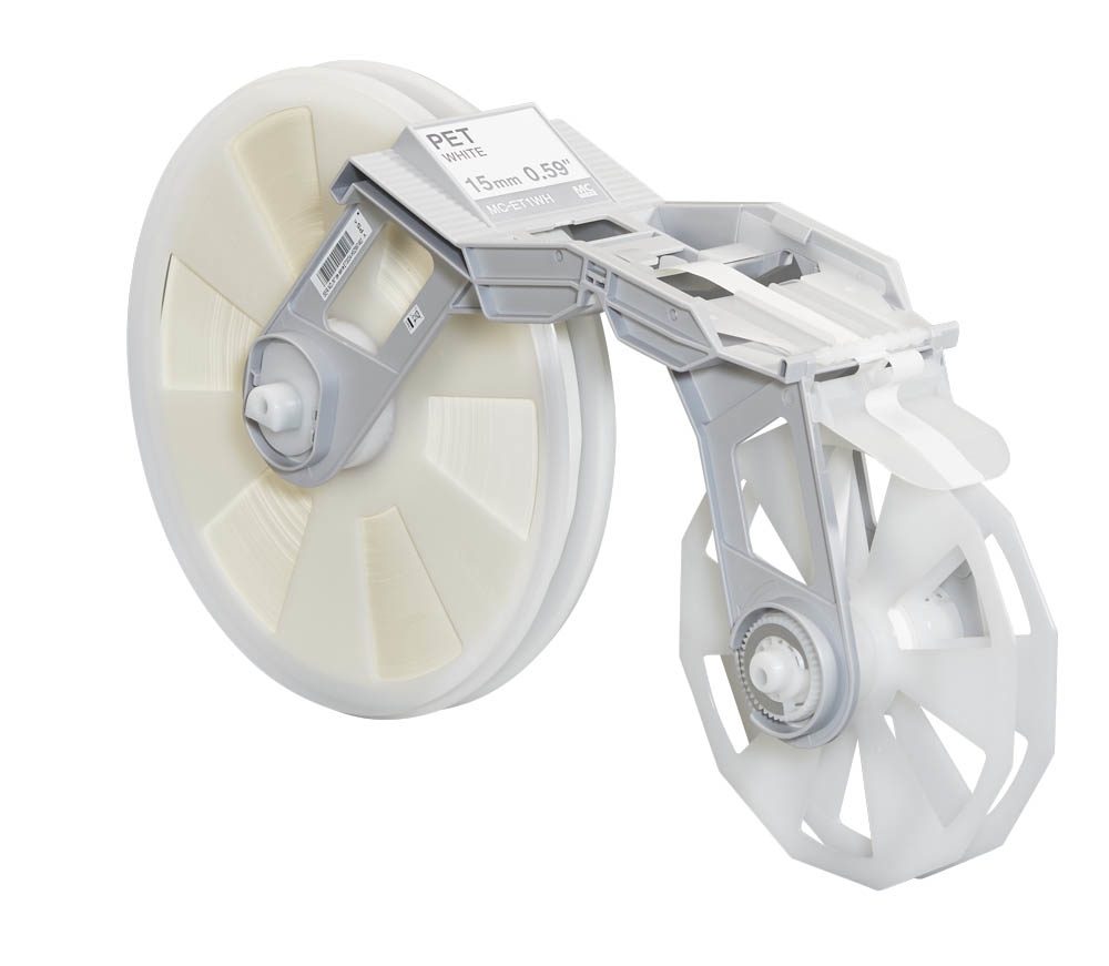 MCET1WH 15MM WHITE PET TAPE MCET1WH 15MM WHITE PET TAPE