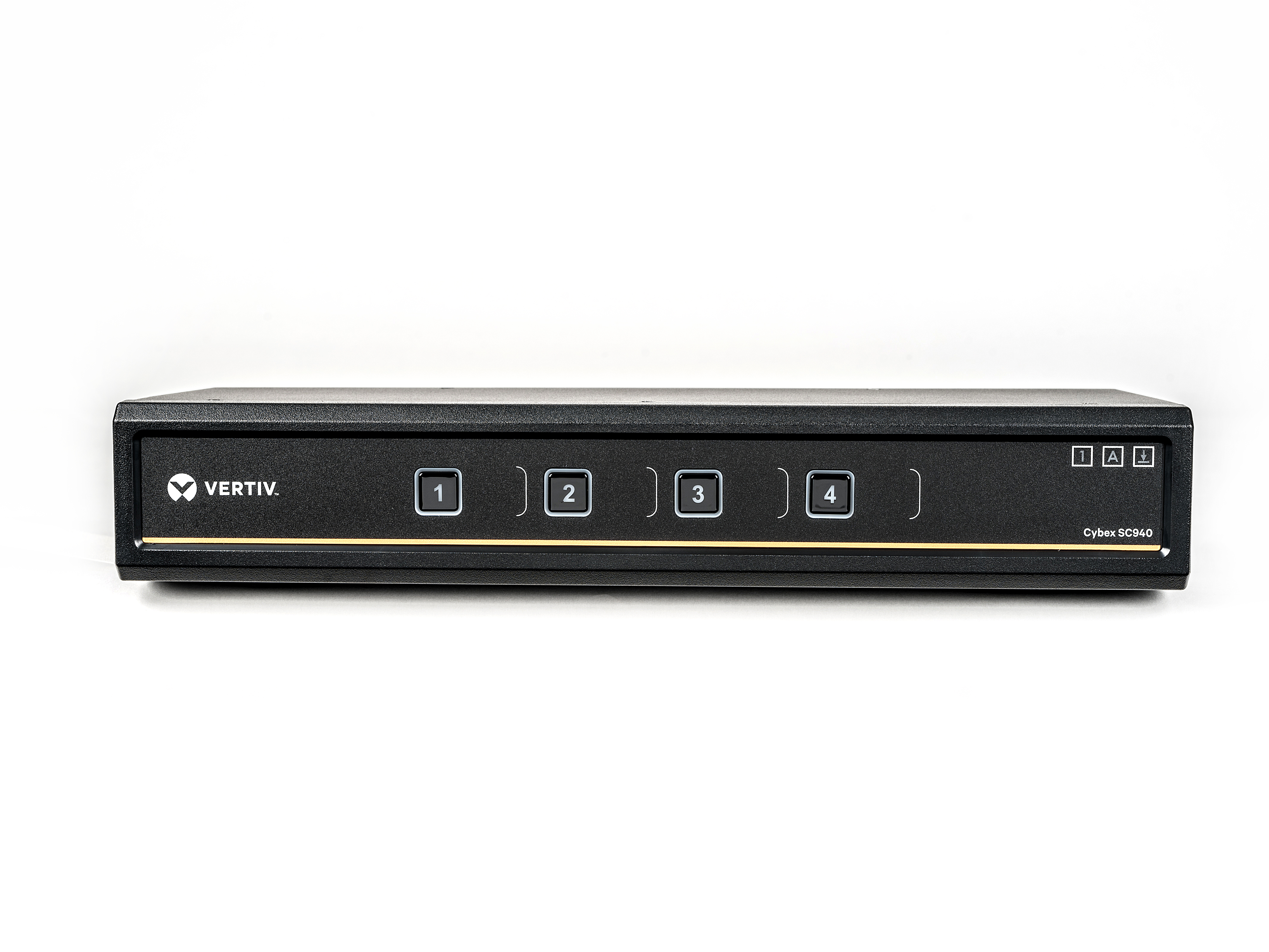 4-port secure desktop KVM dual head DVI
