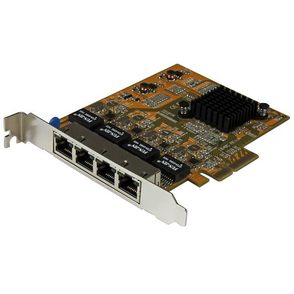 StarTech.com Carte réseau PCI Express à 4 ports Gigabit Ethernet avec chipset Realtek RTL8111G StarTech.com Carte réseau PCI Express à 4 ports Gigabit Ethernet avec chipset Realtek RTL8111G