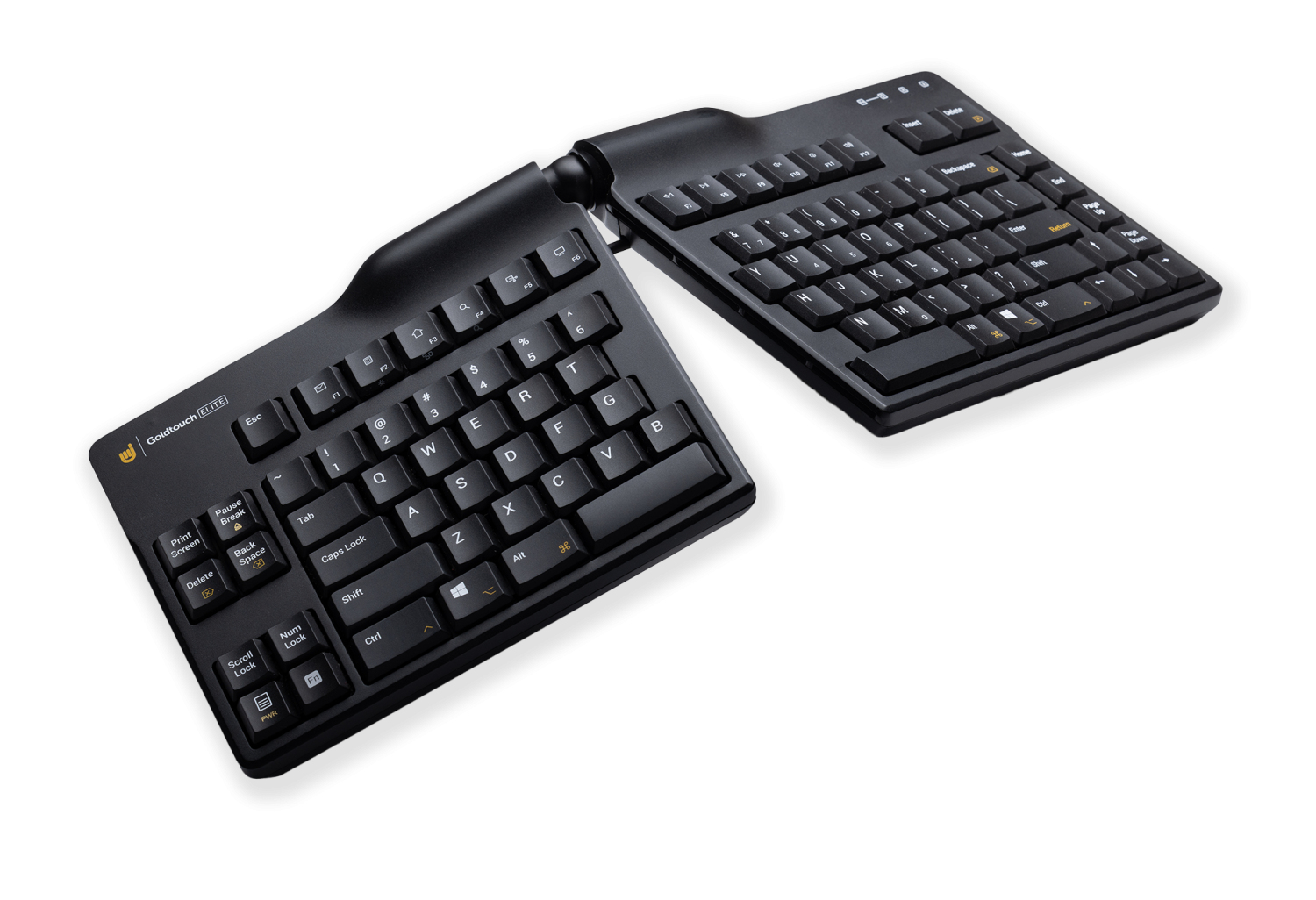 BakkerElkhuizen Goldtouch Elite Split clavier Bureau USB QWERTY Anglais américain Noir