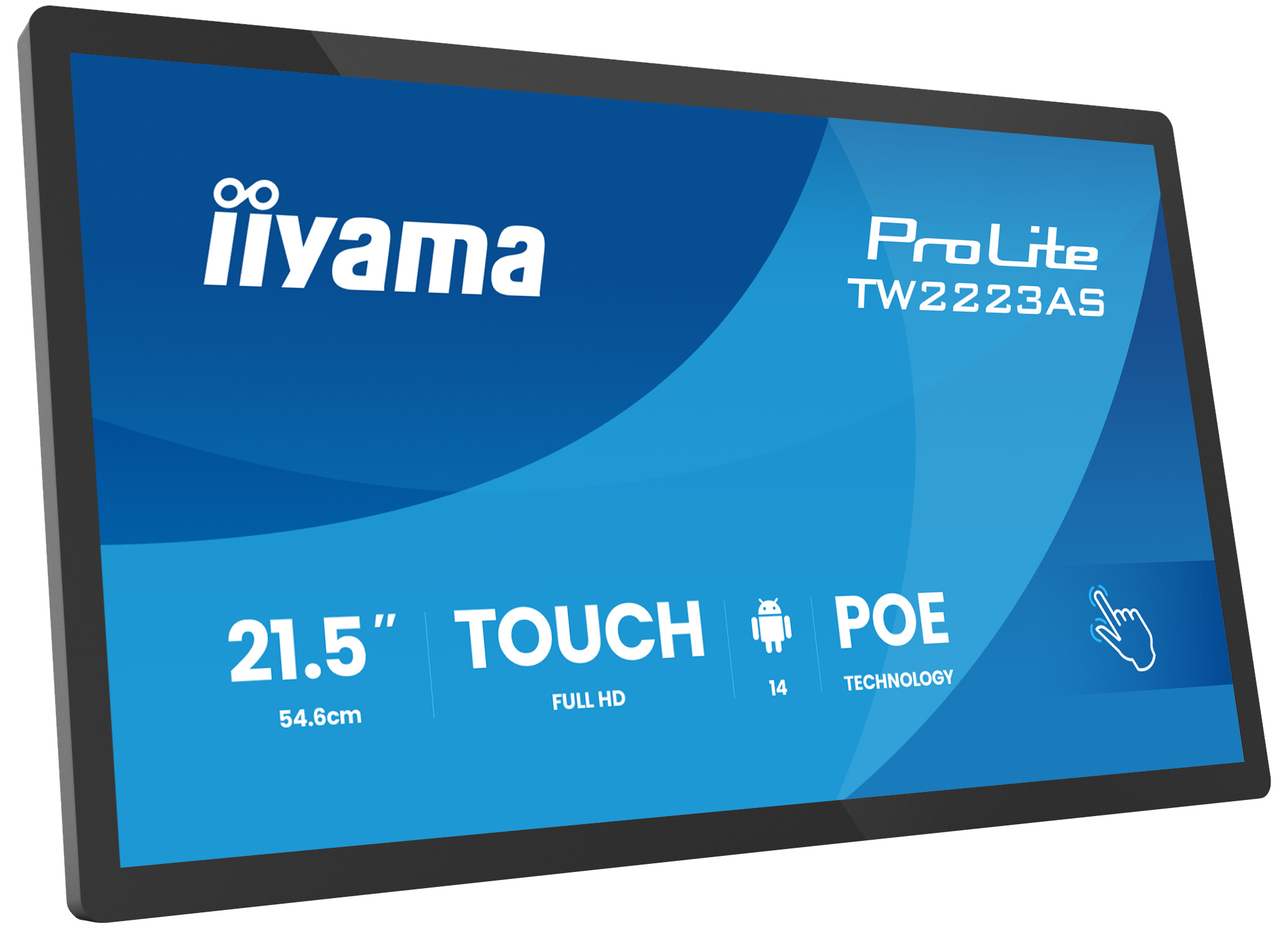 iiyama ProLite TW2223AS-B3P écran plat de PC 54,6 cm (21.5") Écran tactile
