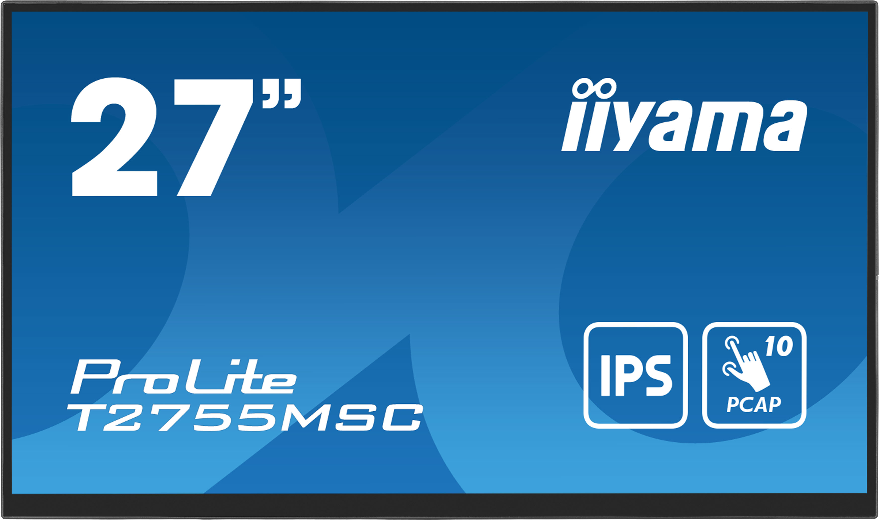 iiyama ProLite T2755MSC-B1 écran plat de PC 68,6 cm (27") 1920 x 1080 pixels Full HD LED Écran tactile Dessus de table Noir iiyama ProLite T2755MSC-B1 écran plat de PC 68,6 cm (27") 1920 x 1080 pixels Full HD LED Écran tactile Dessus de table Noir