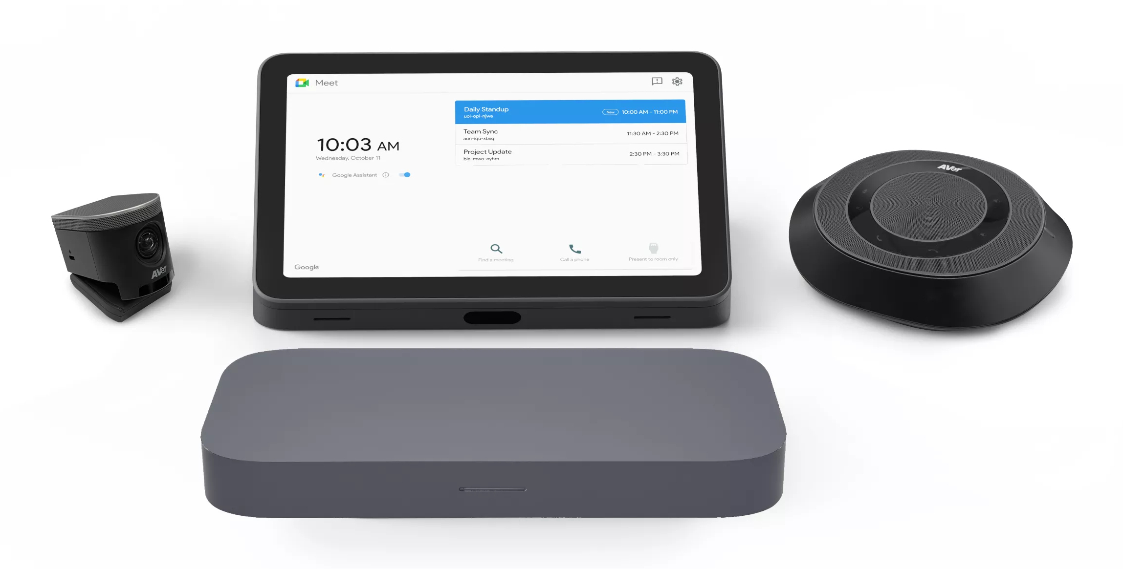 ASUS GQE20A-G5003UN Google Meet Small/Medium Room Kit système de vidéo conférence 9 personne(s) Ethernet/LAN Système de vidéoconférence de groupe