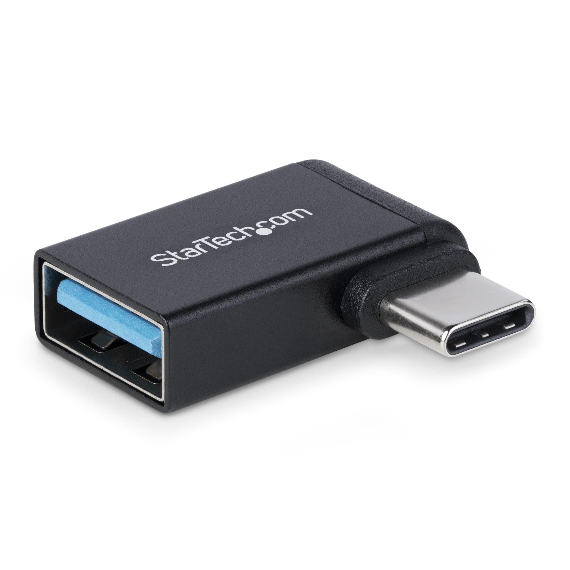 StarTech.com Adaptateur USB-C vers USB-A, Coudé à Droite, USB 5Gbps, 3A, Convertisseur USB-C Mâle vers USB-A Femelle, Boîtier Métallique Durable - Compatible Thunderbolt StarTech.com Adaptateur USB-C vers USB-A, Coudé à Droite, USB 5Gbps, 3A, Convertisseur USB-C Mâle vers USB-A Femelle, Boîtier Métallique Durable - Compatible Thunderbolt