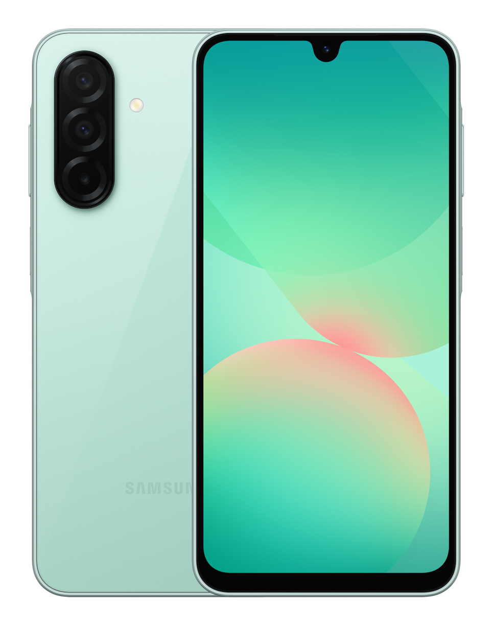 Samsung Galaxy A26 17 cm (6.7") Double SIM Android 15 5G USB Type-C 6 Go 128 Go 5000 mAh Couleur menthe Samsung Galaxy A26 17 cm (6.7") Double SIM Android 15 5G USB Type-C 6 Go 128 Go 5000 mAh Couleur menthe