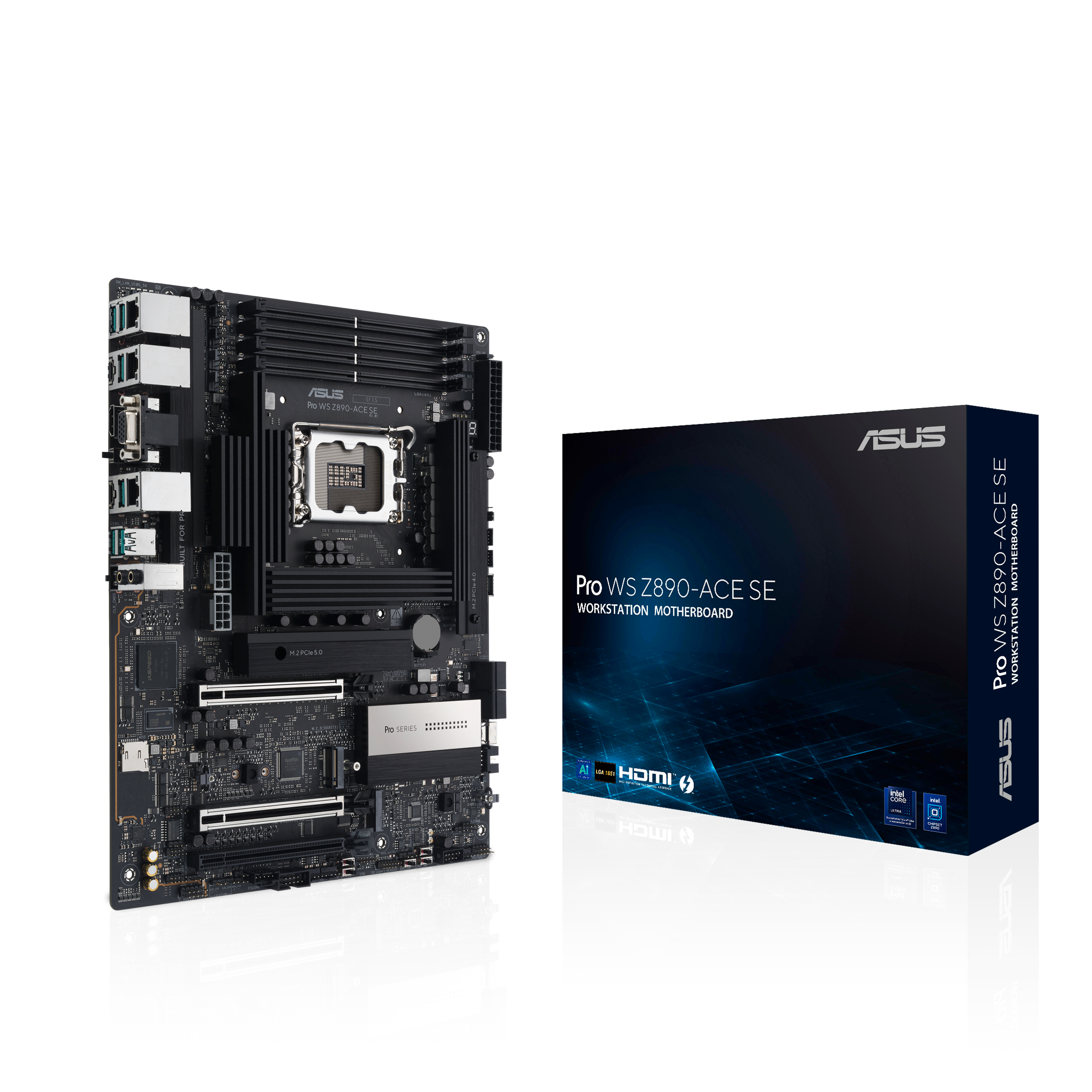 ASUS PRO WS Z890-ACE SE Intel Z890 LGA 1851 (Socket V1) ATX ASUS PRO WS Z890-ACE SE Intel Z890 LGA 1851 (Socket V1) ATX