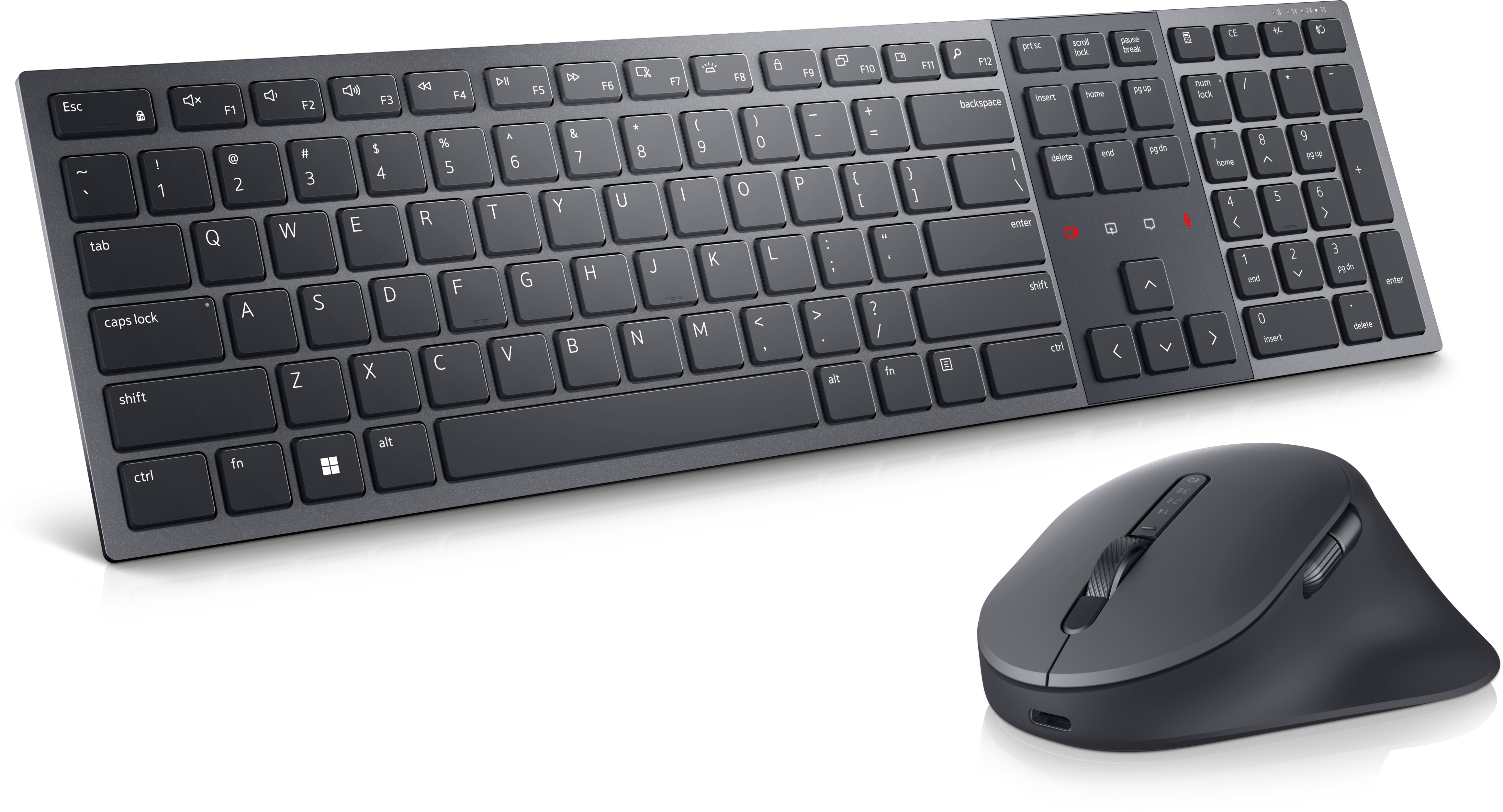 DELL KM900 clavier Souris incluse RF sans fil + Bluetooth QWERTY Anglais britannique Graphite DELL KM900 clavier Souris incluse RF sans fil + Bluetooth QWERTY Anglais britannique Graphite