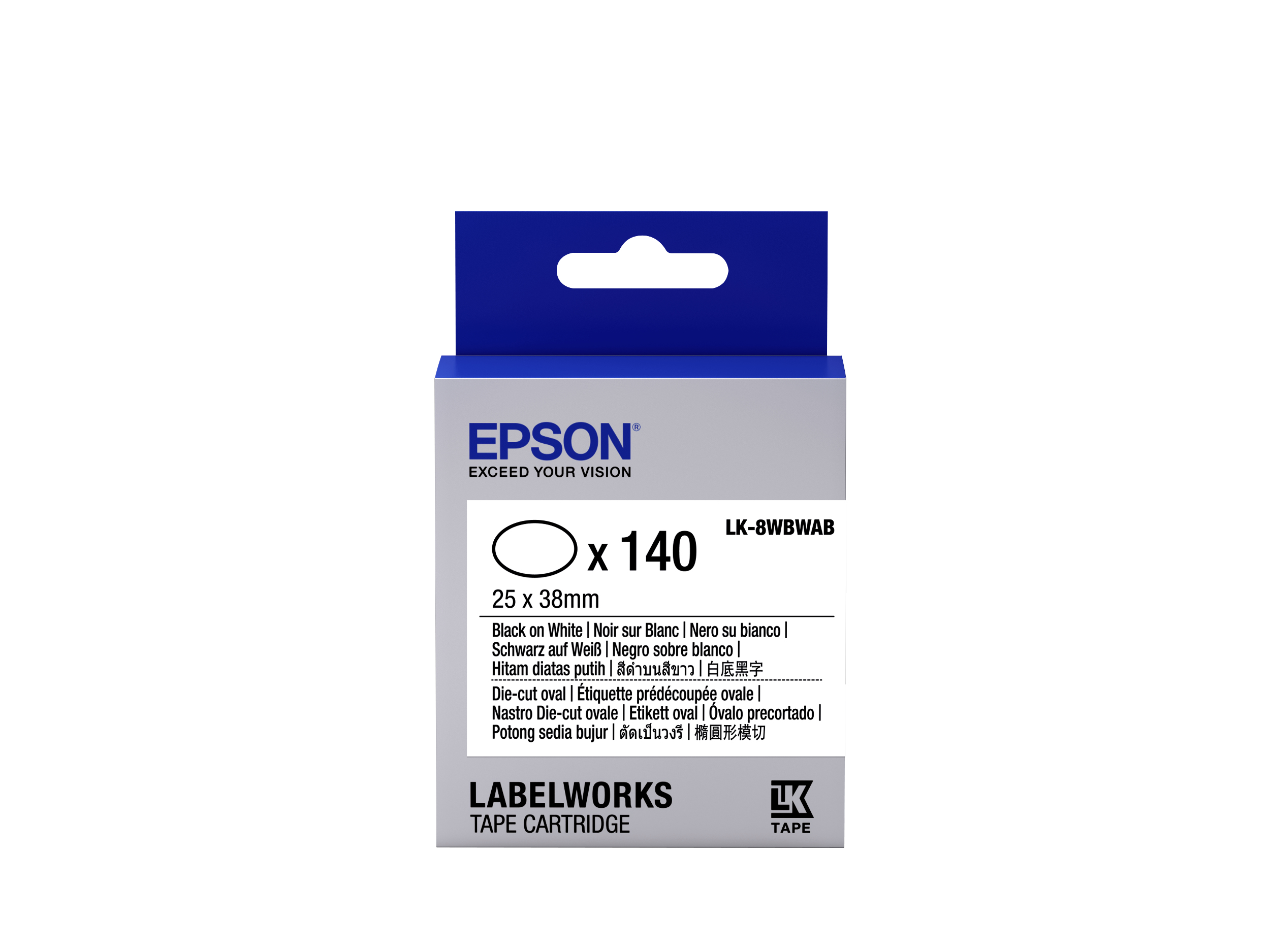 Tape - LK8WBWAB D-cut O Blk/ Tape - LK8WBWAB D-cut O Blk/