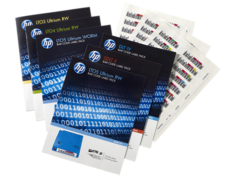 HPE RW Bar Code Label Pack HPE RW Bar Code Label Pack