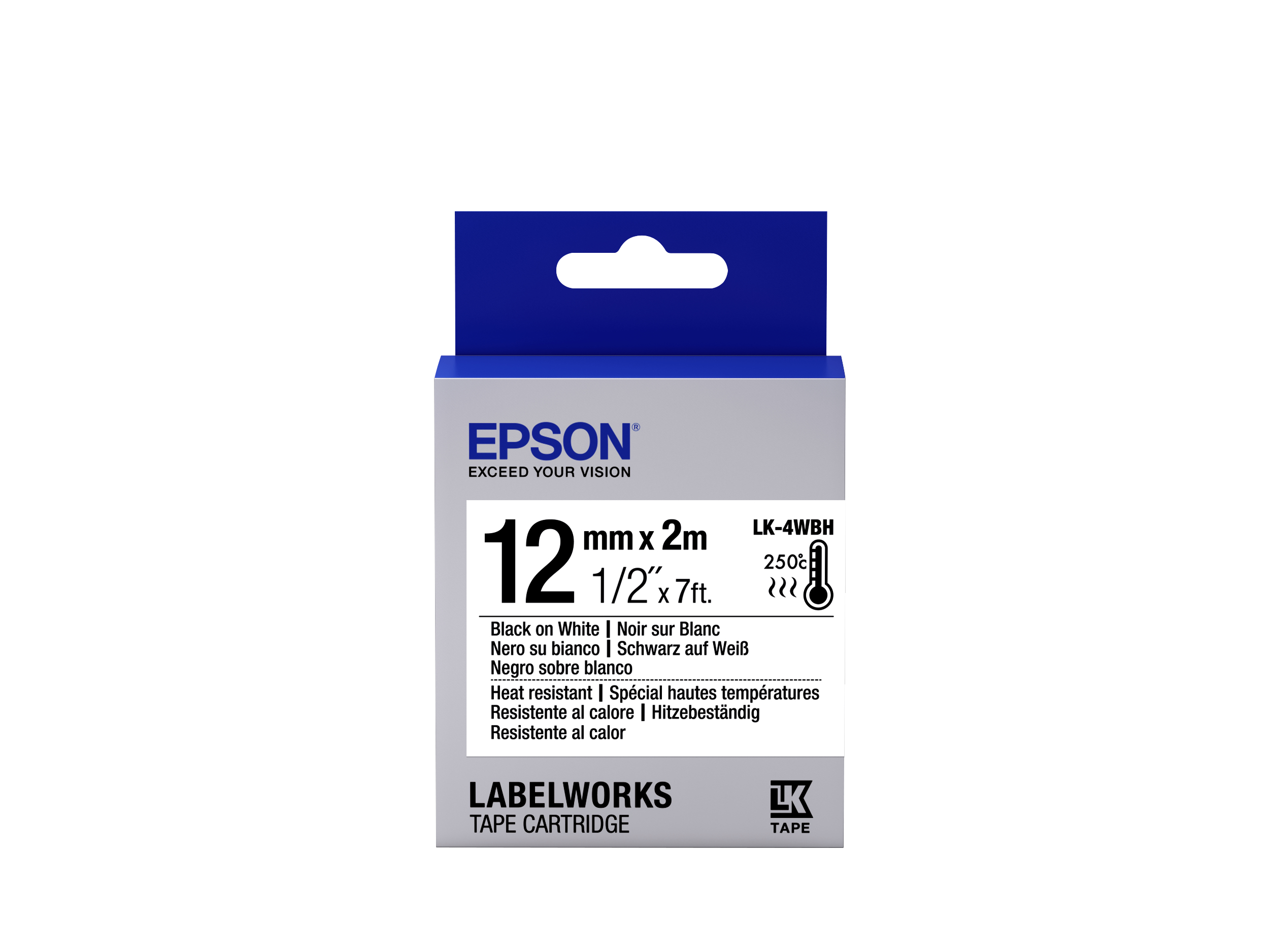 Tape - LK4WBH Heat Resist Blk/ Tape - LK4WBH Heat Resist Blk/