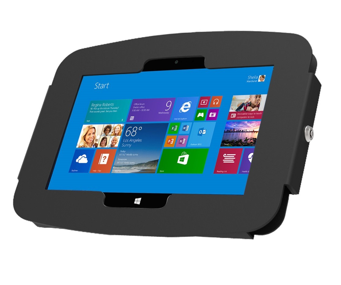 Compulocks Space Surface Pro 3/4/5/6/7 Galaxy Tab Pro S Enclosure Wall Mount Tablet Frame Compulocks Space Surface Pro 3/4/5/6/7 Galaxy Tab Pro S Enclosure Wall Mount Tablet Frame