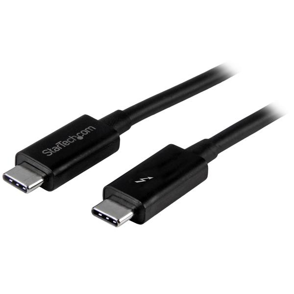 StarTech.com Câble Thunderbolt 3 (20 Gb/s) USB-C de 2 m - Compatible Thunderbolt, USB et DisplayPort - M/M StarTech.com Câble Thunderbolt 3 (20 Gb/s) USB-C de 2 m - Compatible Thunderbolt, USB et DisplayPort - M/M
