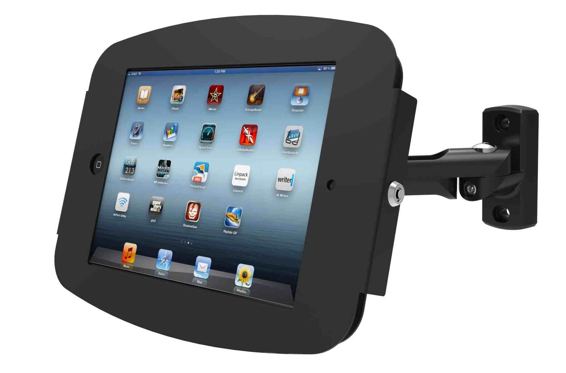 Compulocks Space Swing Arm iPad 12.9" Wall Mount Black Compulocks Space Swing Arm iPad 12.9" Wall Mount Black