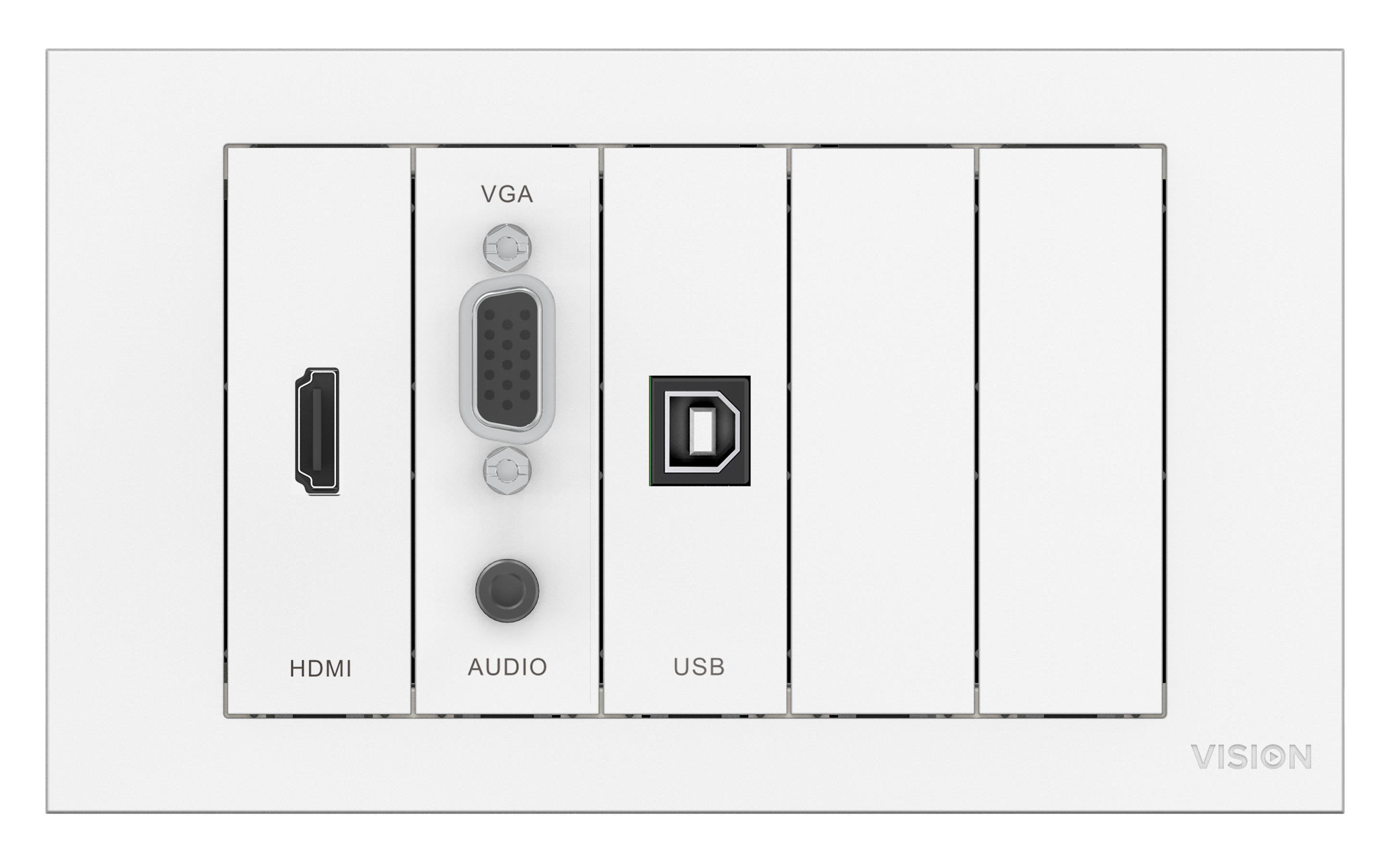 VISION TechConnect TC3 Wall-Mount Faceplate Package VISION TechConnect TC3 Wall-Mount Faceplate Package