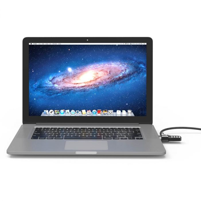 Compulocks MacBook Pro Retina Cable Lock Adapter With Combination Cable Lock Compulocks MacBook Pro Retina Cable Lock Adapter With Combination Cable Lock