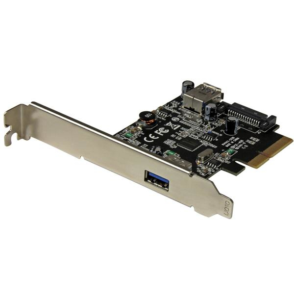 2 Port USB 3.1 10Gbps Card 1x Ext 1x Int 2 Port USB 3.1 10Gbps Card 1x Ext 1x Int