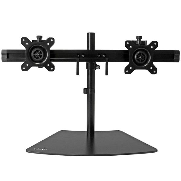 StarTech.com Support de bureau pour 2 écrans avec base à fabile encombrement StarTech.com Support de bureau pour 2 écrans avec base à fabile encombrement