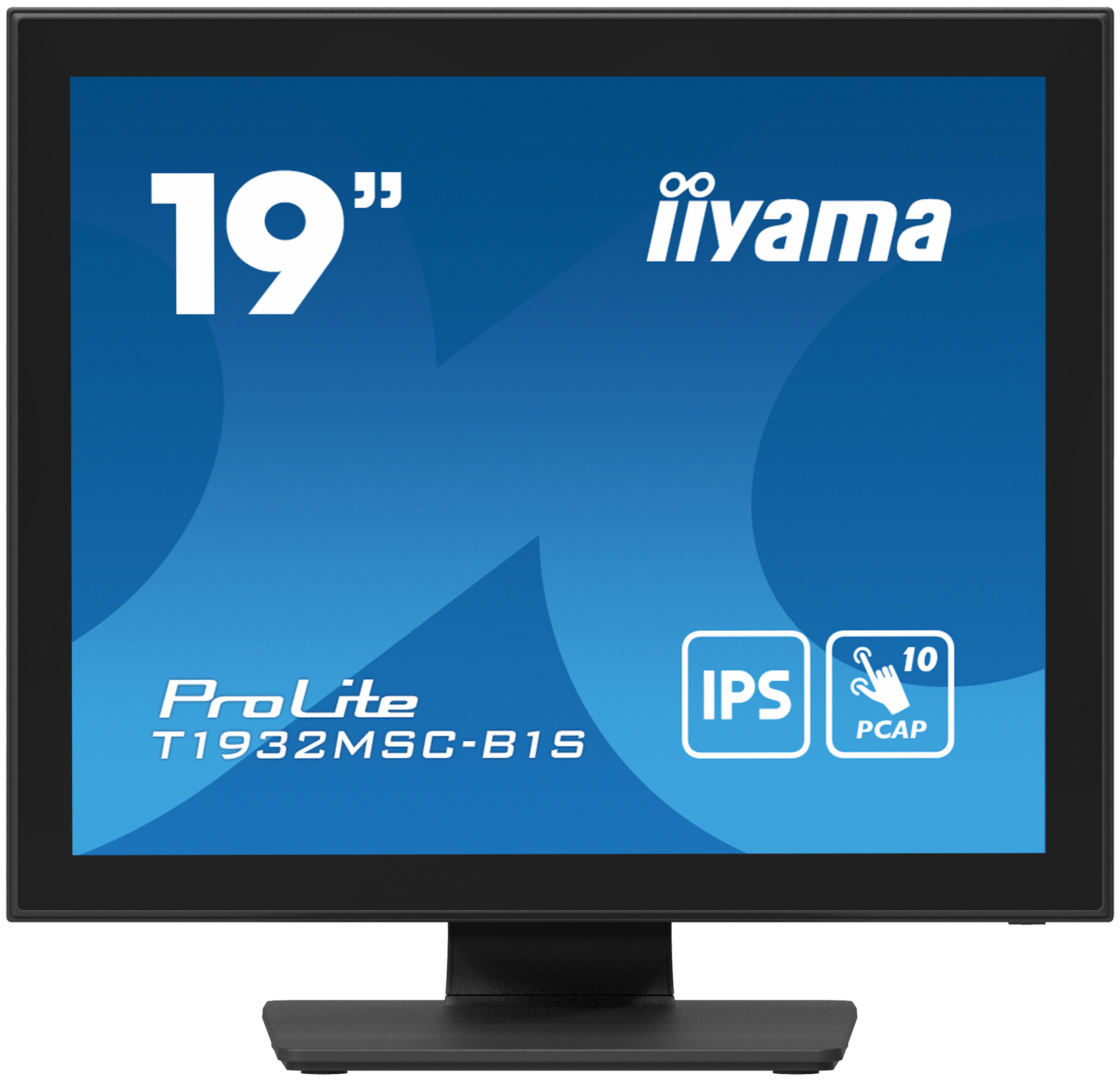 iiyama ProLite T1932MSC-B1S écran plat de PC 48,3 cm (19") 1280 x 1024 pixels Full HD LED Écran tactile Dessus de table Noir