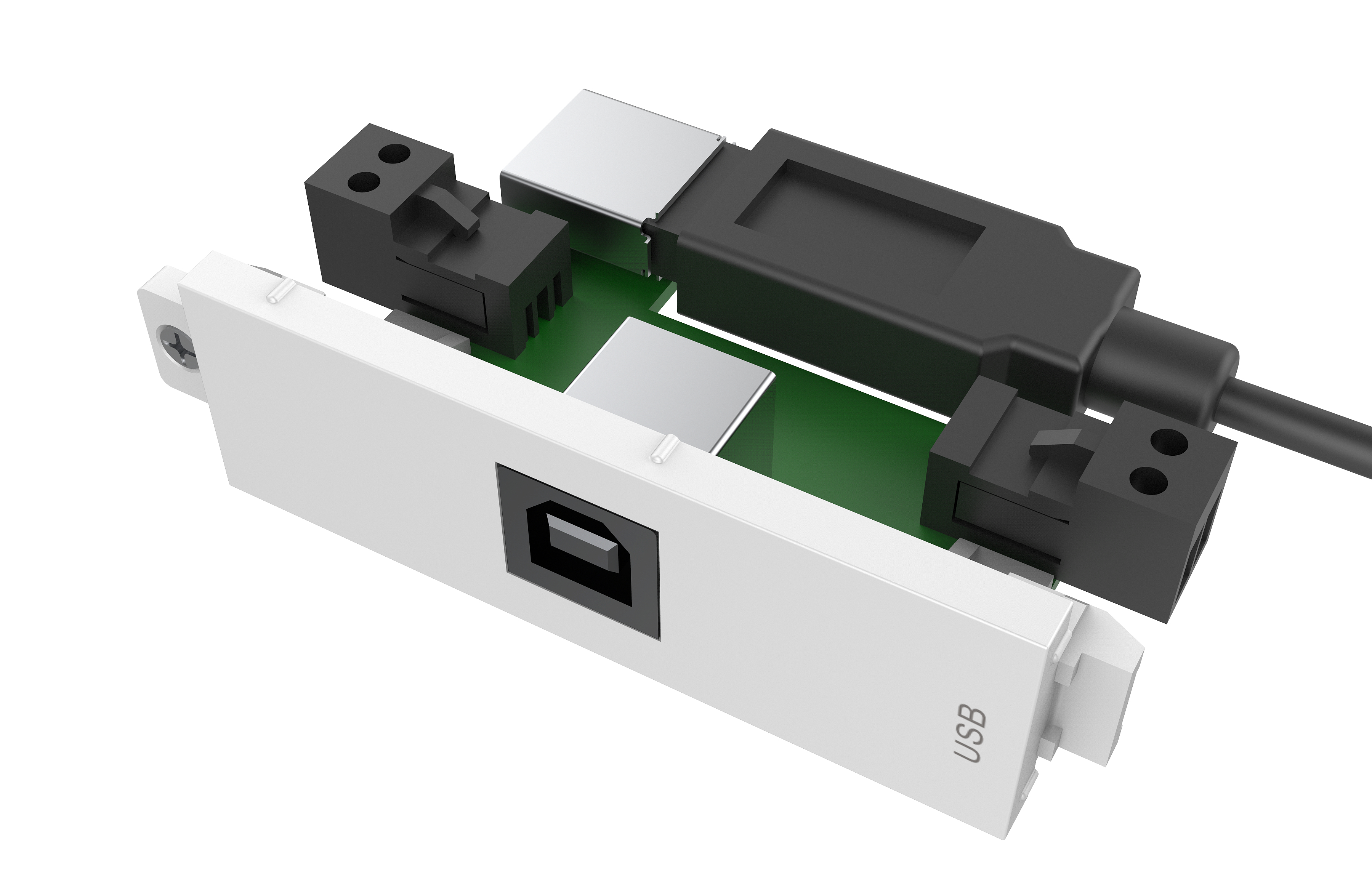 VISION TechConnect 3 USB-b module with active booster circuit VISION TechConnect 3 USB-b module with active booster circuit