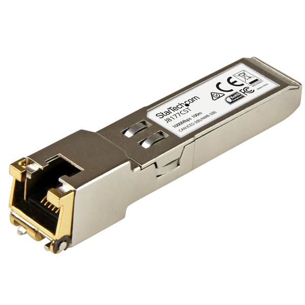 StarTech.com Module de transceiver SFP Gigabit RJ45 en cuivre StarTech.com Module de transceiver SFP Gigabit RJ45 en cuivre