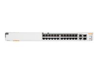 Hewlett Packard Enterprise Aruba Instant On 1960 24G 20p Class4 4p Class6 PoE 2XGT 2SFP+ 370W Géré L2+ Gigabit Ethernet (10/100/1000) Connexion Ethernet, supportant l'alimentation via ce port (PoE) 1U Blanc