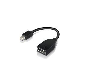 Lenovo 4X90L13971 changeur de genre de câble Mini-DisplayPort DisplayPort Noir Lenovo 4X90L13971 changeur de genre de câble Mini-DisplayPort DisplayPort Noir