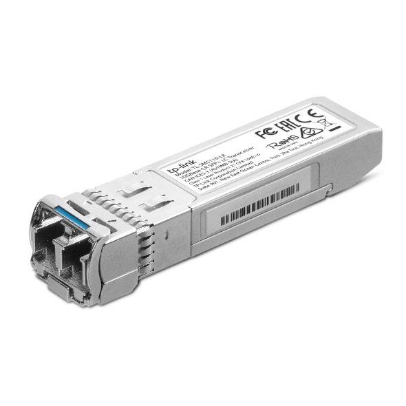 TP-Link SM5110-LR module émetteur-récepteur de réseau Fibre optique 10000 Mbit/s SFP+ 1310 nm TP-Link SM5110-LR module émetteur-récepteur de réseau Fibre optique 10000 Mbit/s SFP+ 1310 nm